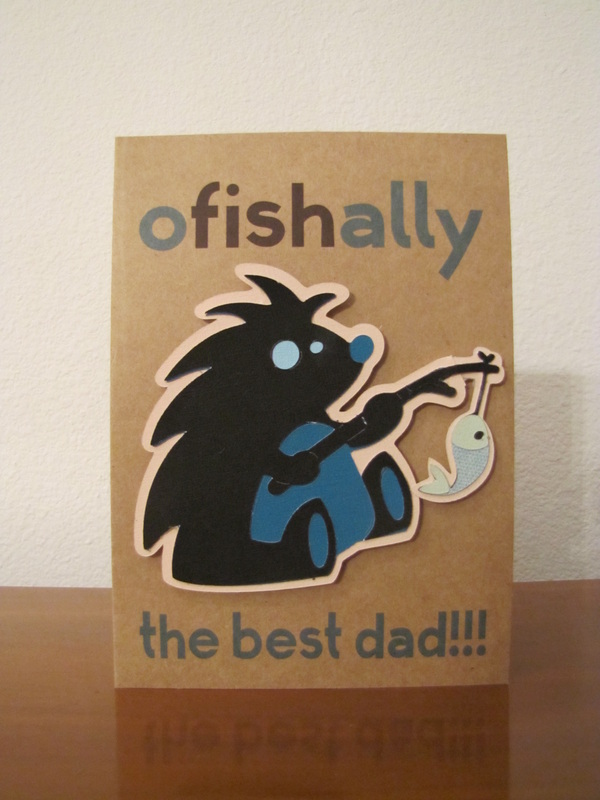 Handmade Father's Day Card  Ofishally the best dad!!!